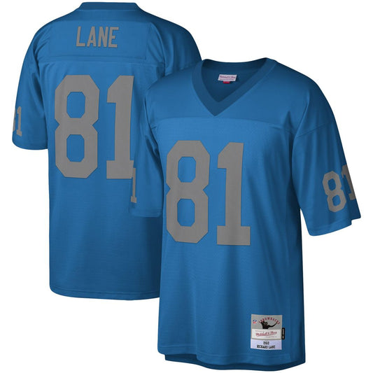 Detroit Lions Richard Lane Mitchell & Ness Blue Legacy Replica Jersey