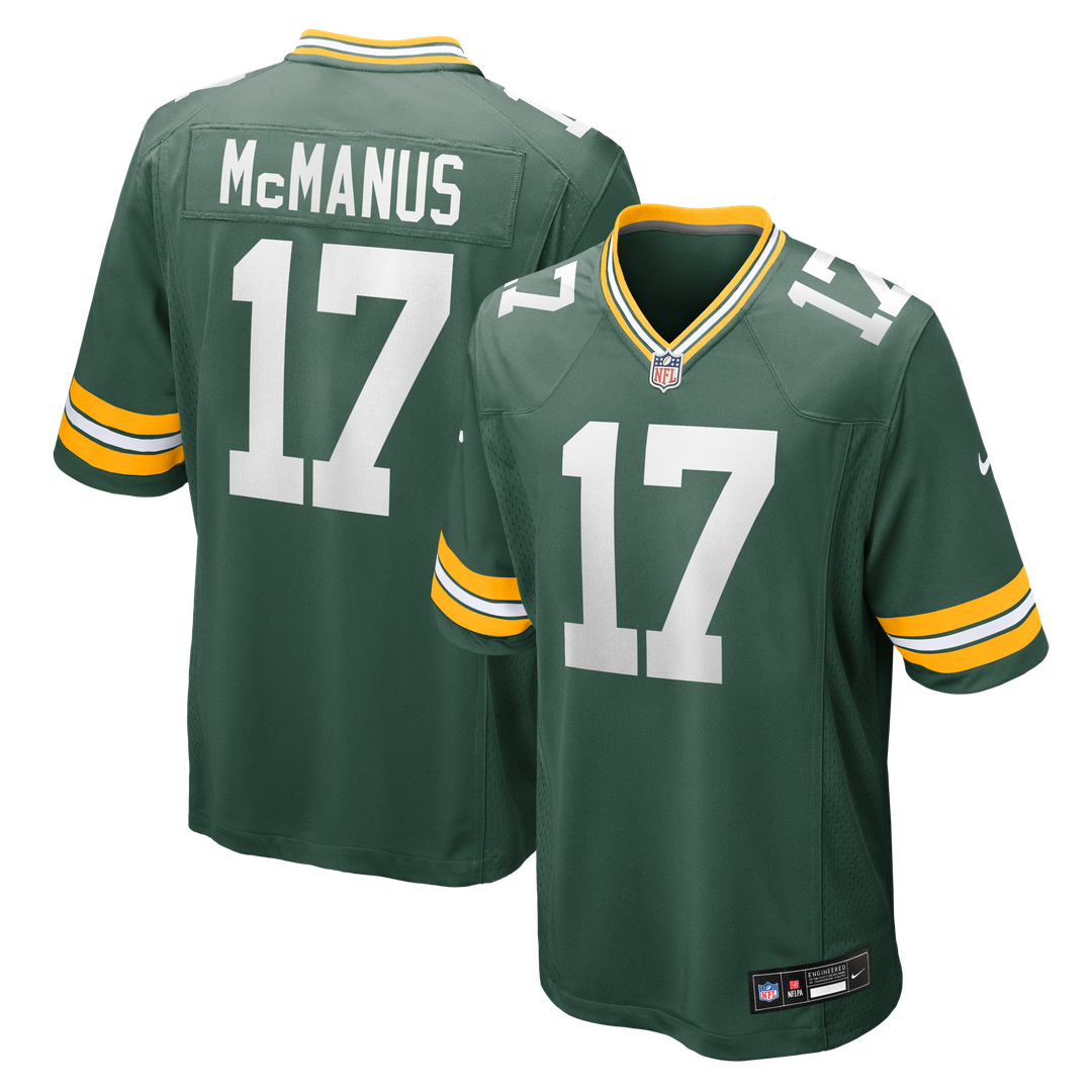 Green Bay Packers Brandon McManus Nike Green Team Game Jersey