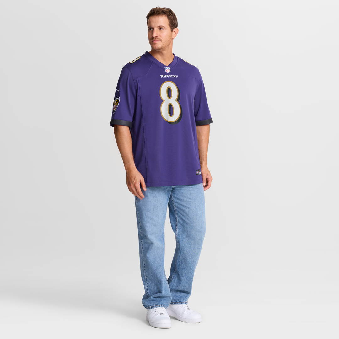 Baltimore Ravens Lamar Jackson Nike Purple Game Jersey