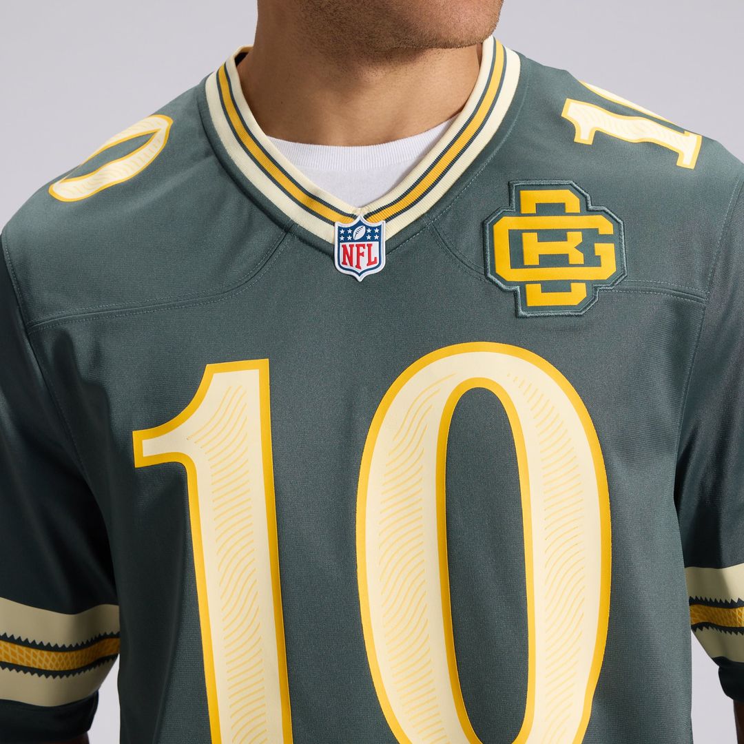 Green Bay Packers Jordan Love Nike Green 2026 Rivalries Collection Game Jersey