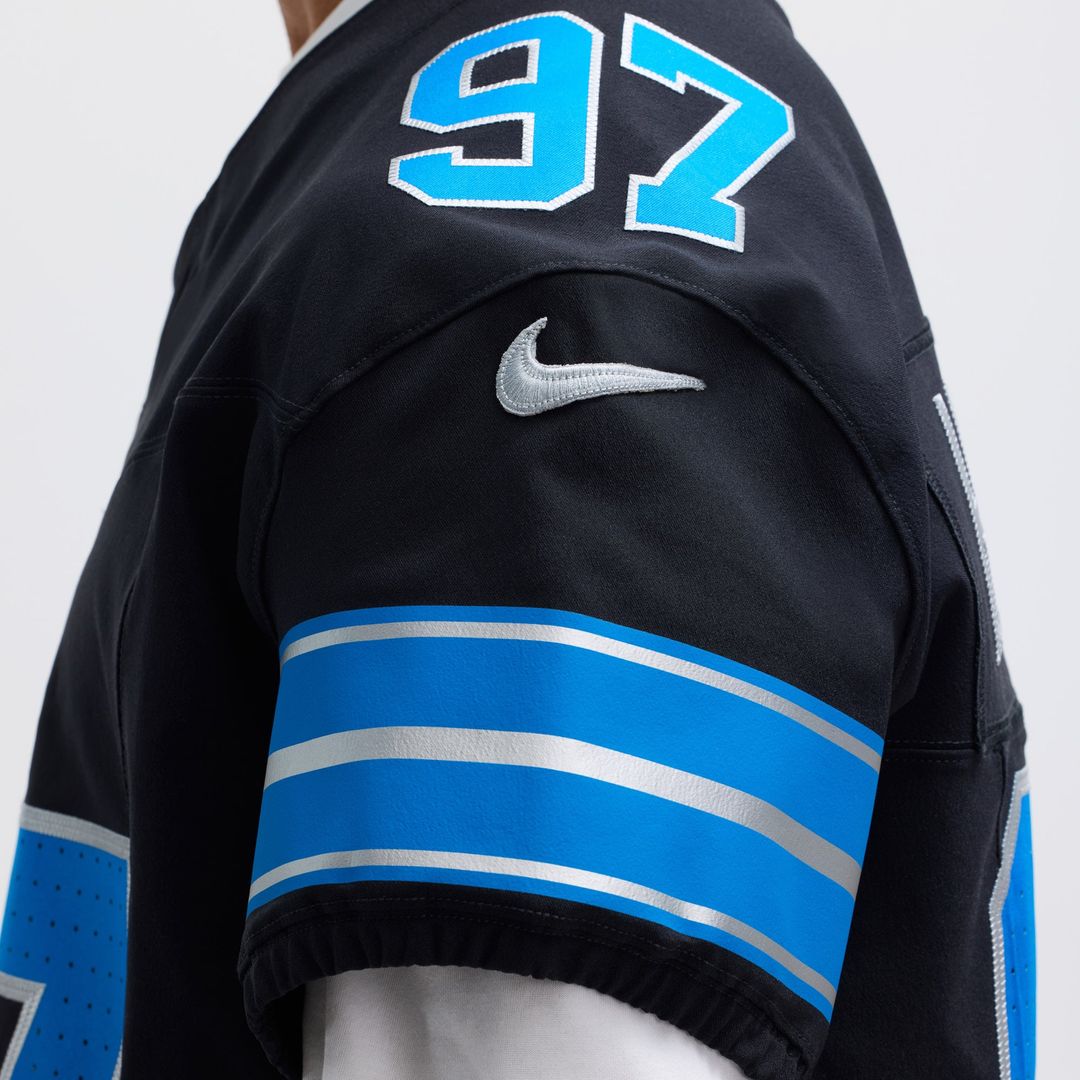 Detroit Lions Aidan Hutchinson Nike Black Alternate Vapor F.U.S.E. Elite Jersey
