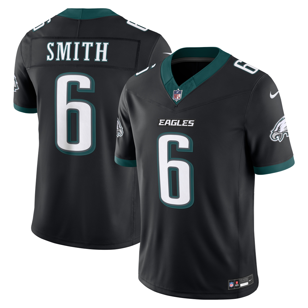 Philadelphia Eagles DeVonta Smith Nike Midnight Green Team Vapor F.U.S.E. Stitched Limited Jersey