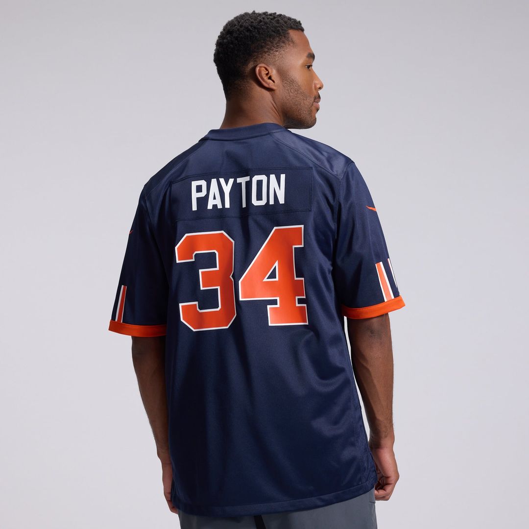 Chicago Bears Walter Payton Nike Navy 2026 Rivalries Collection Game Jersey