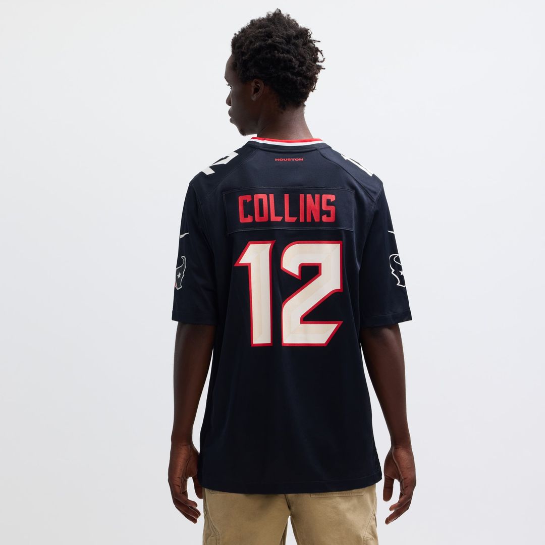 Houston Texans Nico Collins Nike White Game Jersey