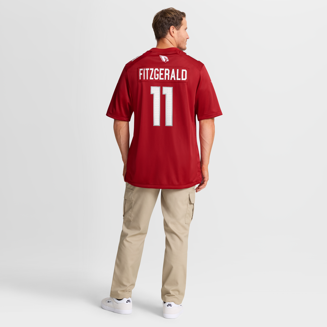 Arizona Cardinals Larry Fitzgerald Nike Cardinal Team Retired Game Jersey