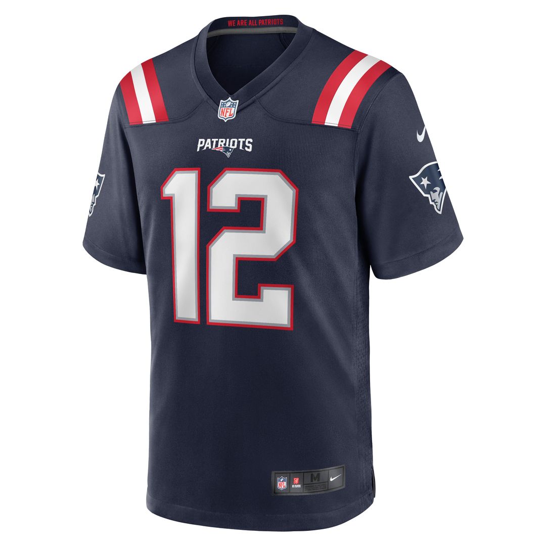New England Patriots Tom Brady Nike White Retired Game Jersey