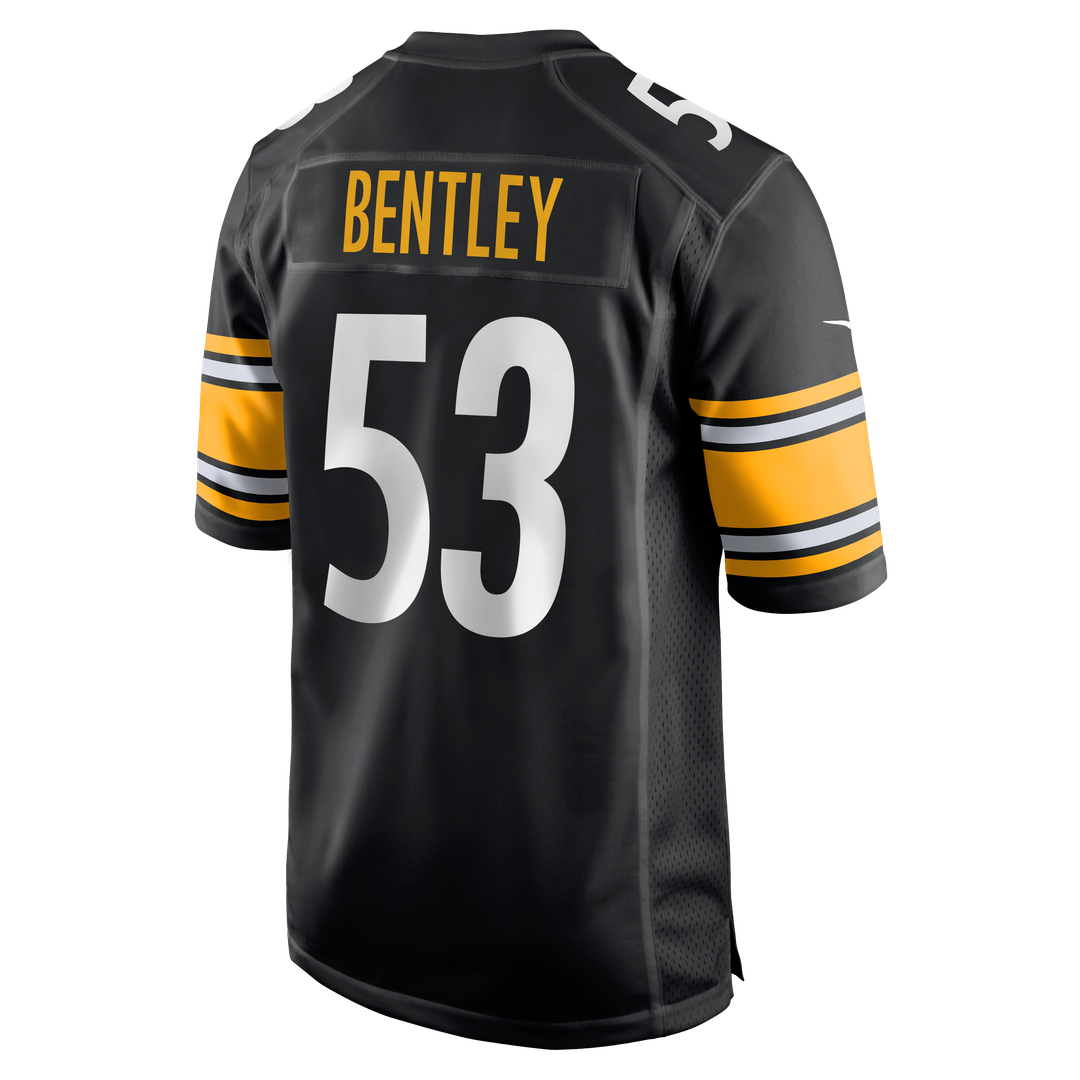 Pittsburgh Steelers JaWhaun Bentley Nike Black Team Game Jersey