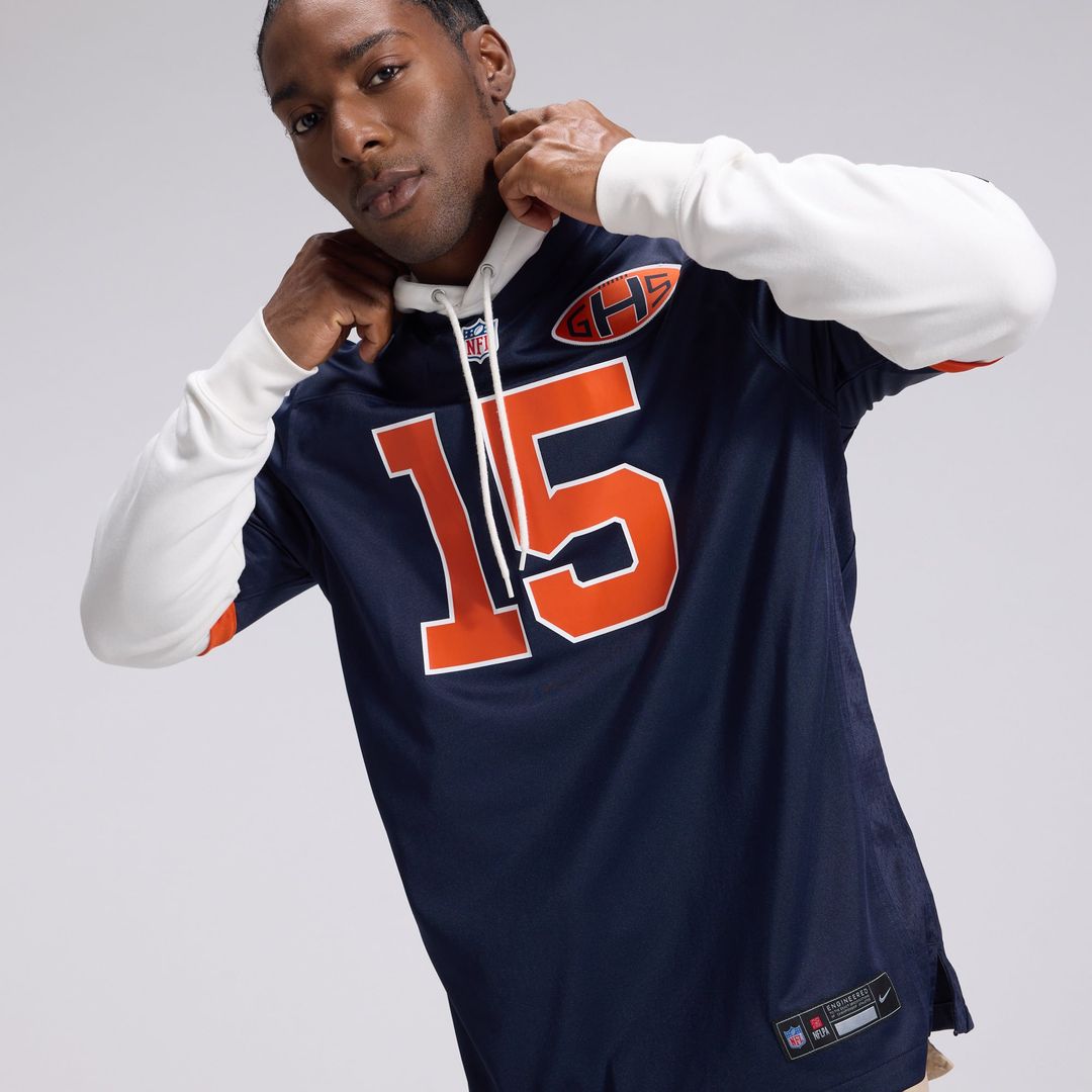 Chicago Bears Rome Odunze Nike Navy 2026 Rivalries Collection Game Jersey