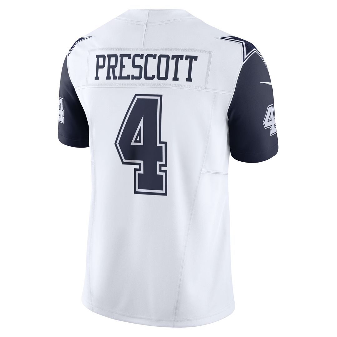Dallas Cowboys Dak Prescott Nike Navy Vapor F.U.S.E. Limited Jersey