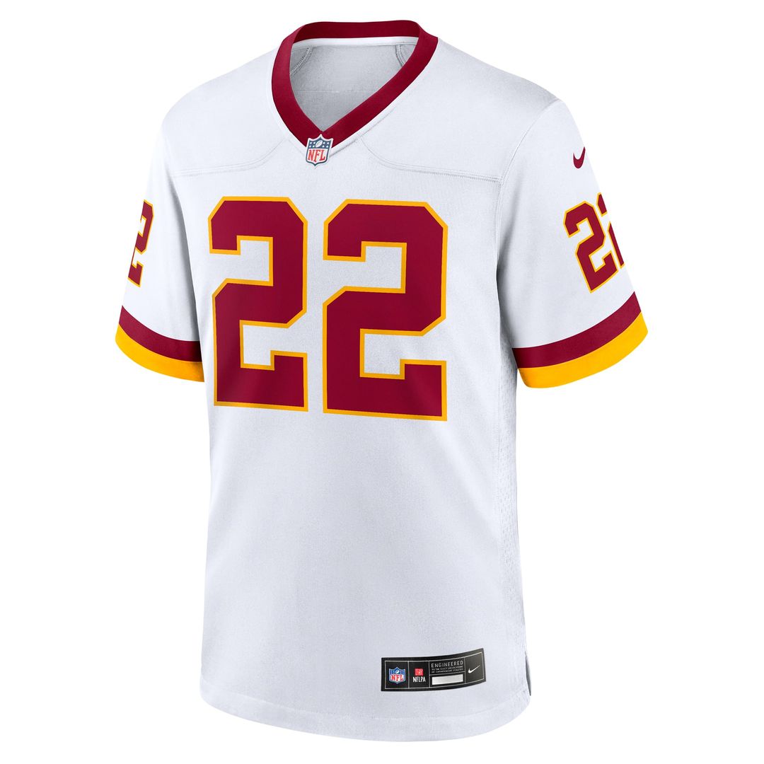 Washington Commanders Jacory Croskey-Merritt Nike White Game Super Bowl Era Jersey