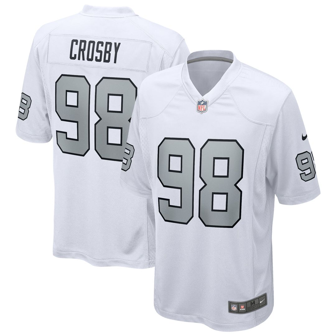 Las Vegas Raiders Maxx Crosby Nike Black Game Jersey
