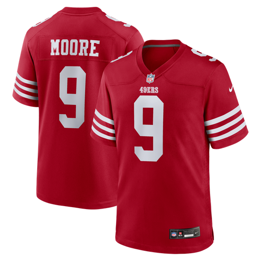 San Francisco 49ers Skyy Moore Nike Scarlet Team Game Jersey