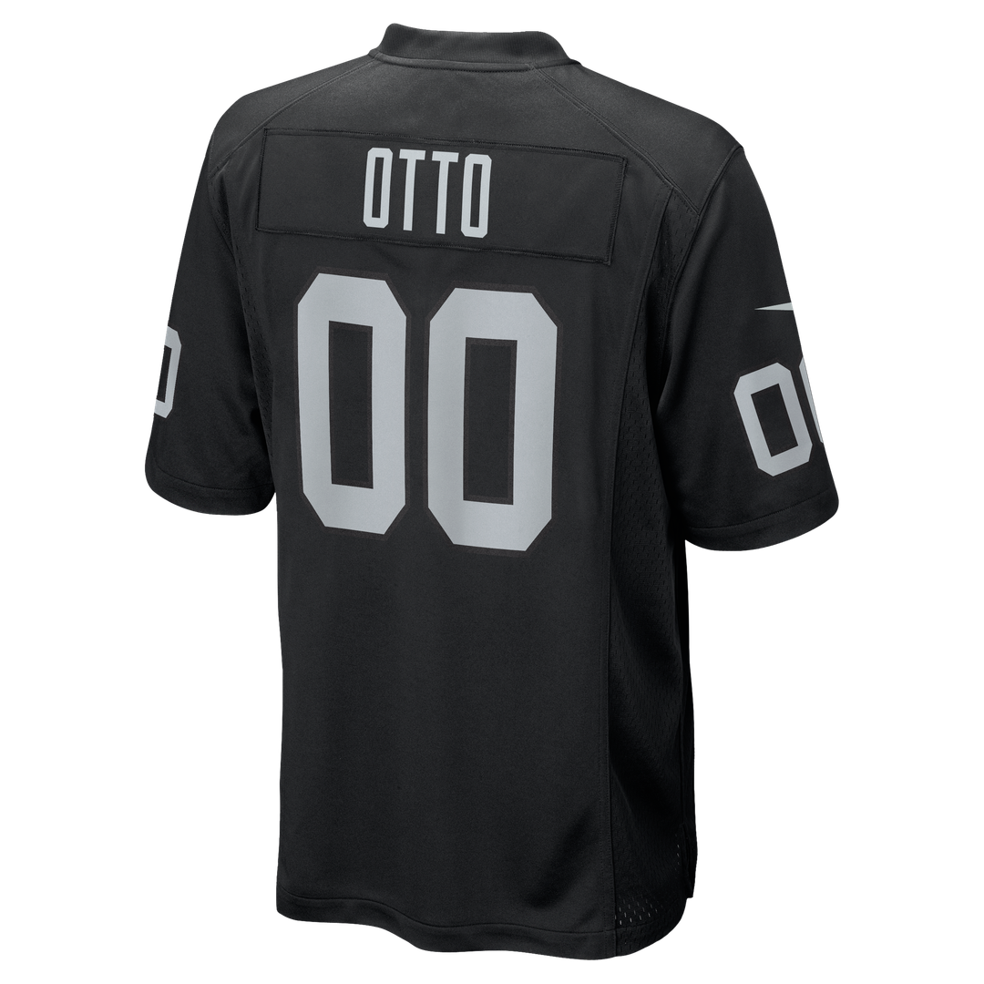 Las Vegas Raiders Jim Otto Nike Black Game Retired Player Jersey