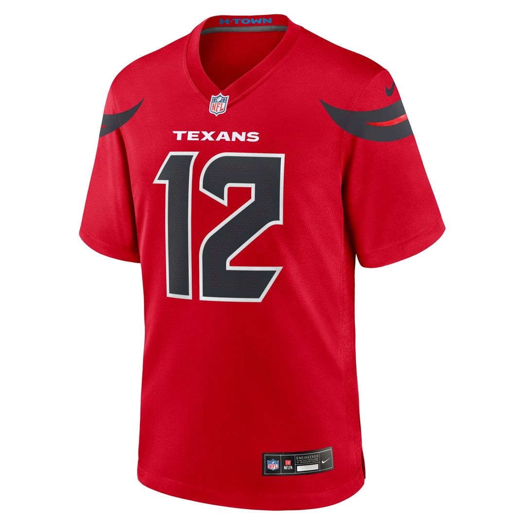 Houston Texans Nico Collins Nike White Game Jersey