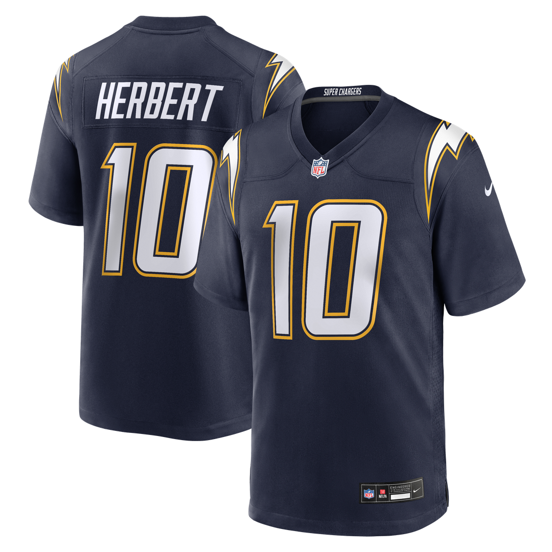 Los Angeles Chargers Justin Herbert Nike Powder Blue Player Game Jersey
