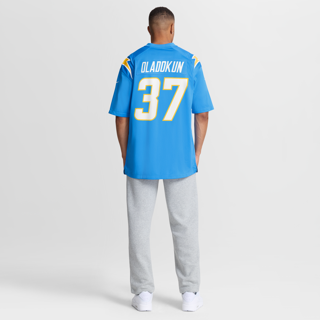Los Angeles Chargers Jordan Oladokun Nike Powder Blue Team Game Jersey