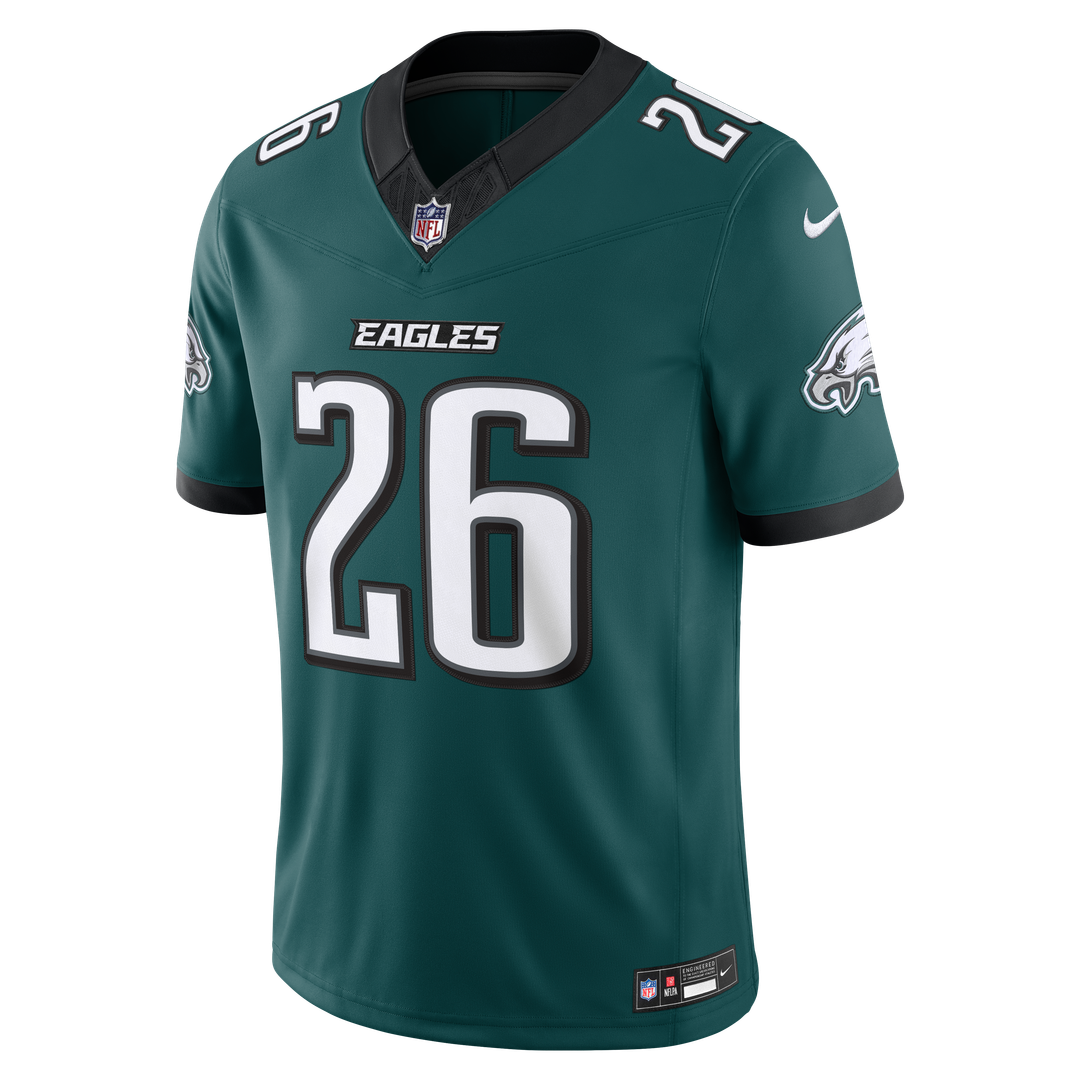 Philadelphia Eagles Saquon Barkley Nike Black Alternate Vapor F.U.S.E. Stitched Limited Jersey