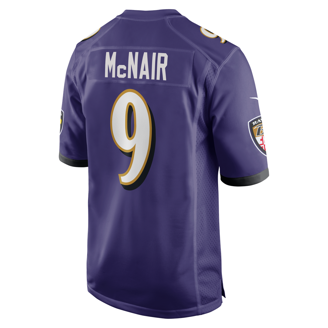 Baltimore Ravens Steve McNair Nike Purple Game Retired Player Jersey