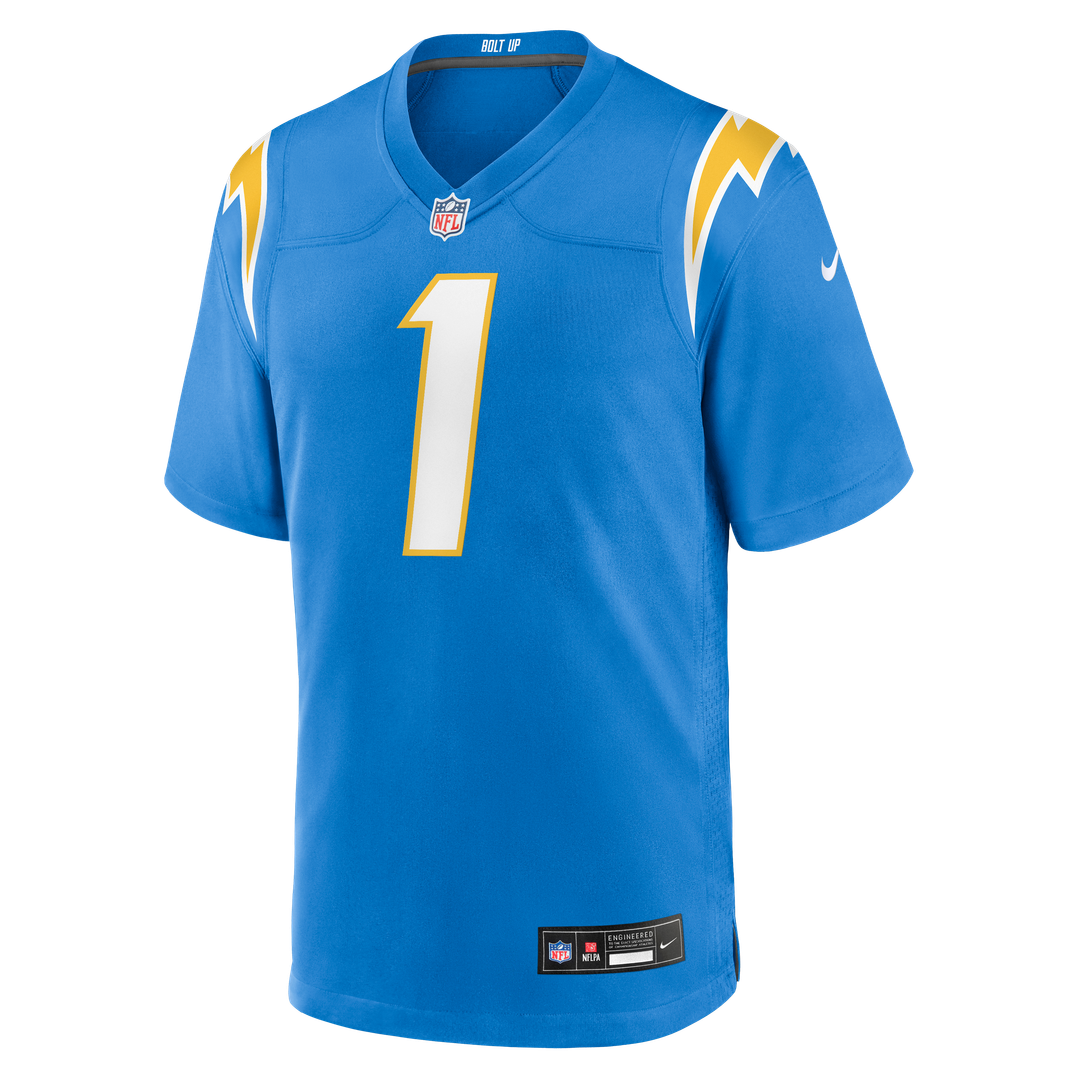Los Angeles Chargers Akheem Mesidor Nike Powder Blue Team Game Jersey