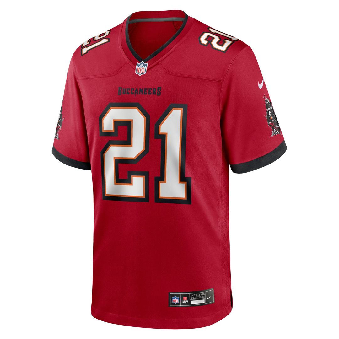 Tampa Bay Buccaneers Benjamin Morrison Nike Red Team Game Jersey