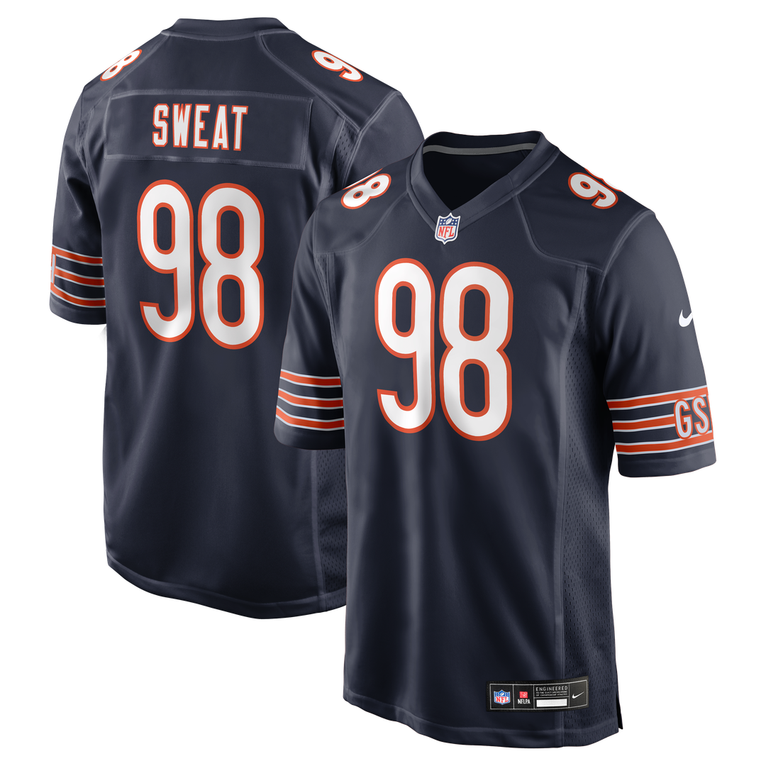 Chicago Bears Montez Sweat Nike Navy Game Jersey
