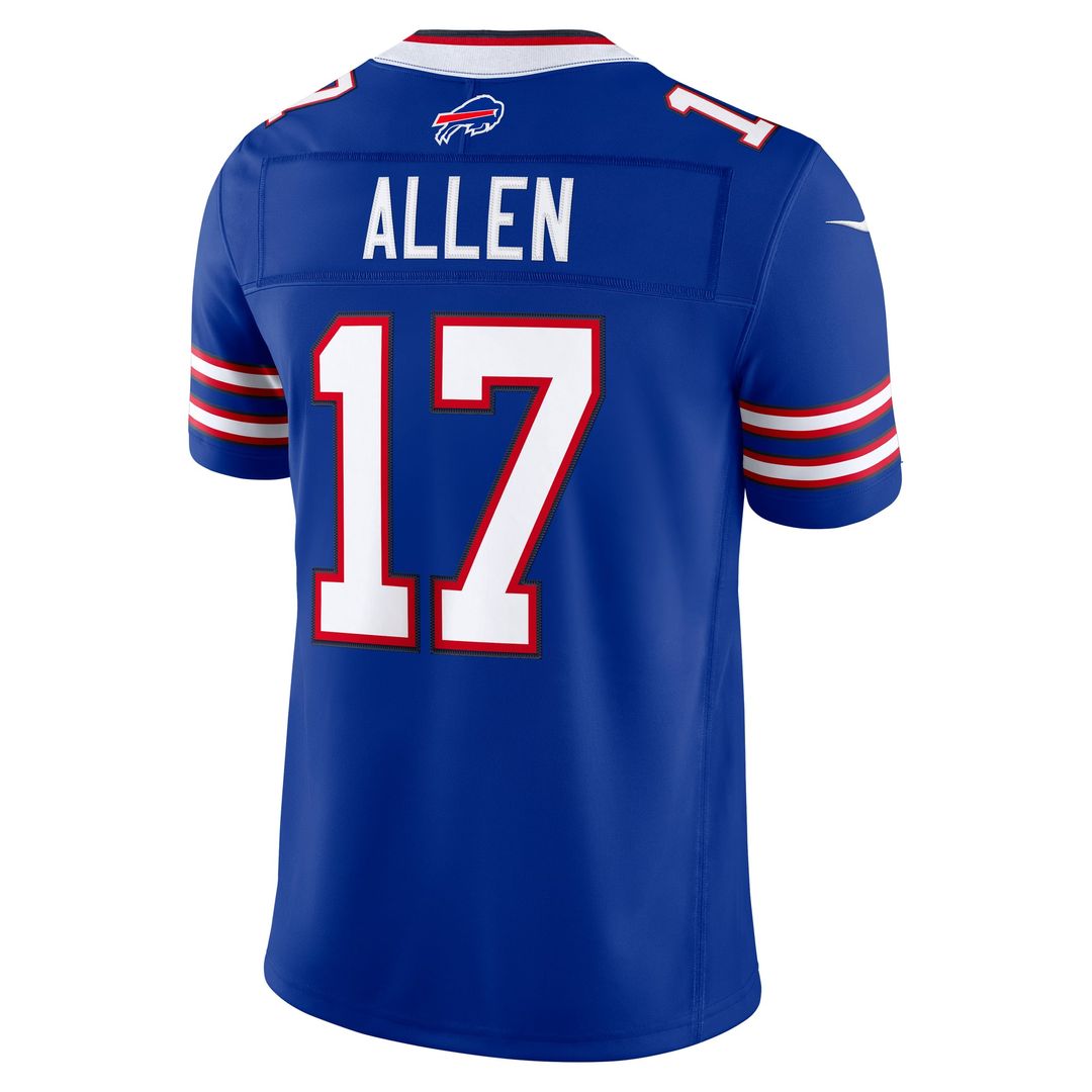 Buffalo Bills Josh Allen Nike Gray Nickel City Vapor F.U.S.E. Stitched Limited Jersey
