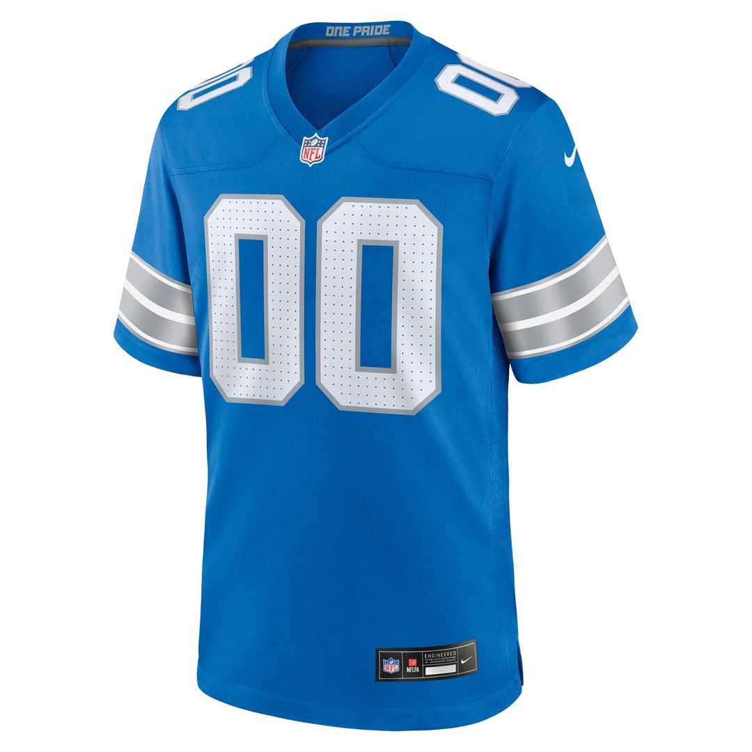 Detroit Lions Nike Black Alternate Custom Game Jersey