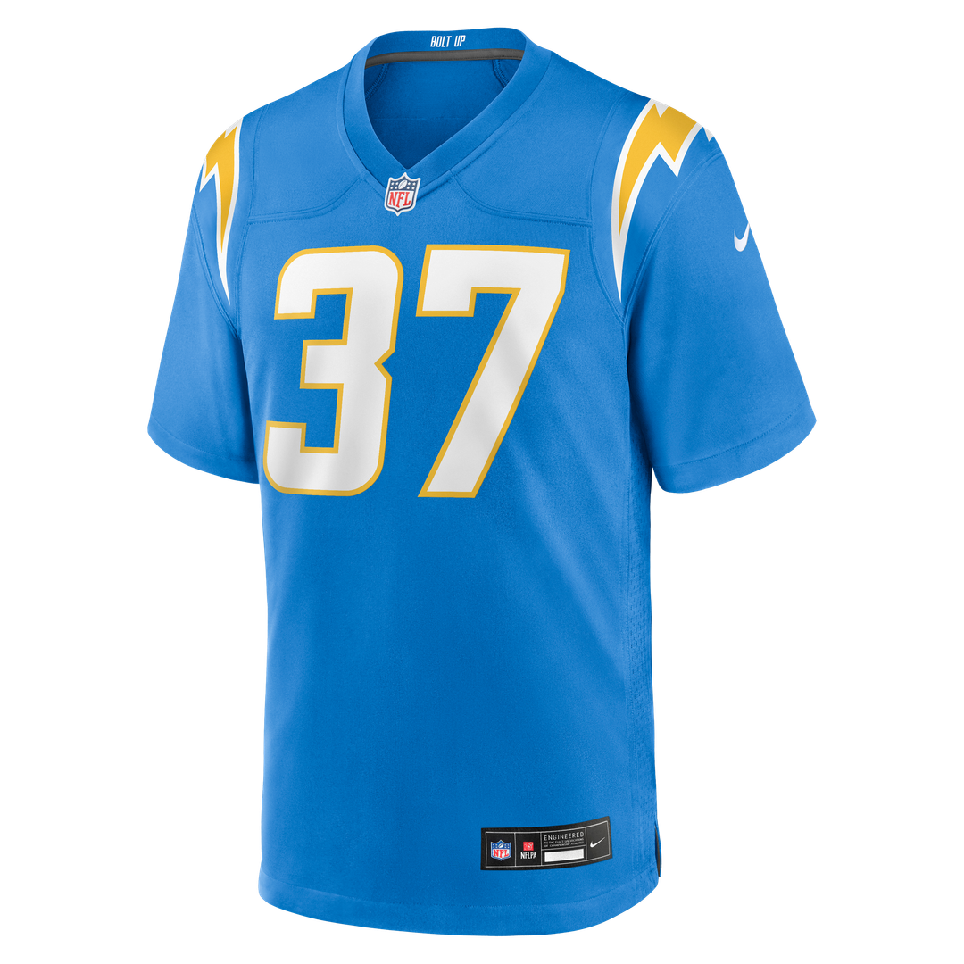 Los Angeles Chargers Jordan Oladokun Nike Powder Blue Team Game Jersey