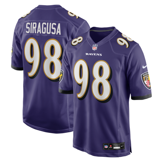 Baltimore Ravens Tony Siragusa Nike Purple Game Retired Player Jersey