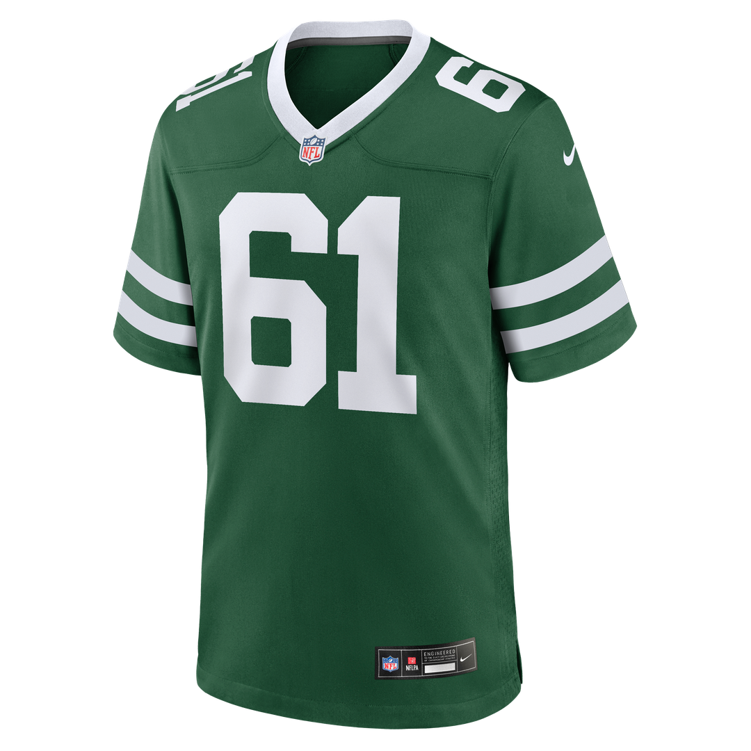 New York Jets Max Mitchell Nike Legacy Green Team Game Jersey