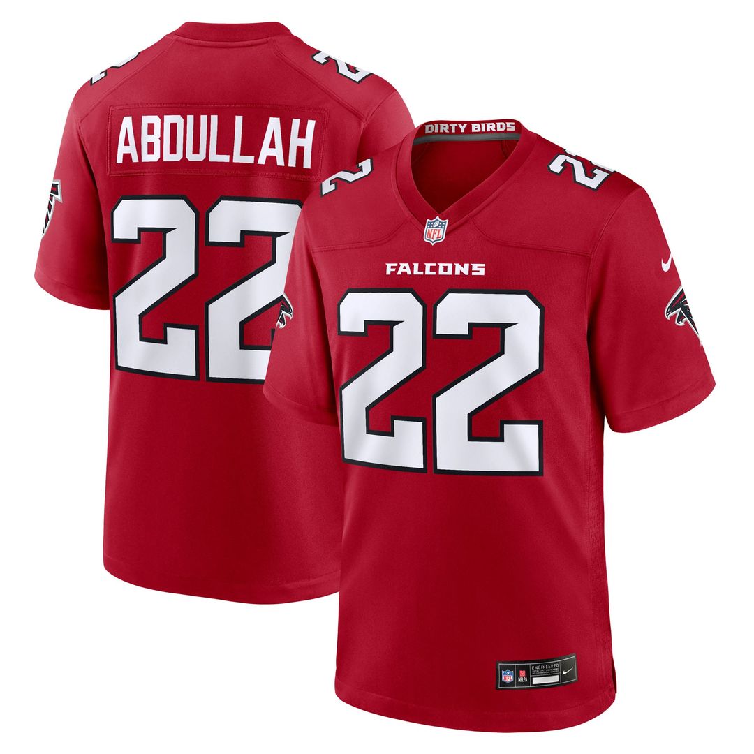 Atlanta Falcons Yasir Abdullah Nike Red Team Game Jersey