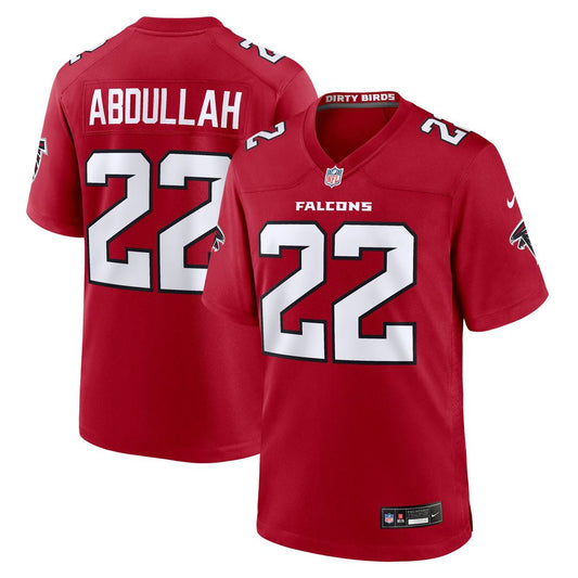 Atlanta Falcons Yasir Abdullah Nike Red Team Game Jersey