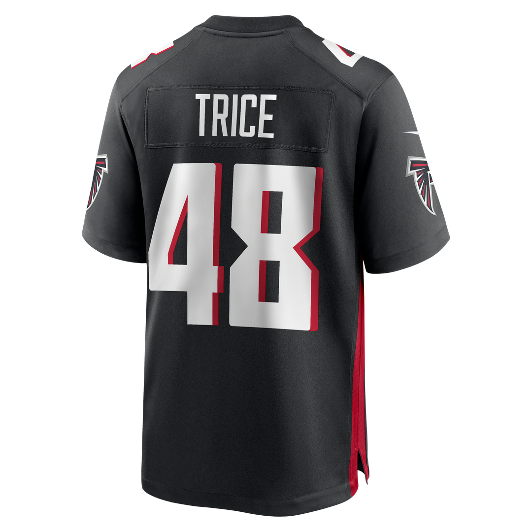 Atlanta Falcons Bralen Trice Nike Black Team Game Jersey