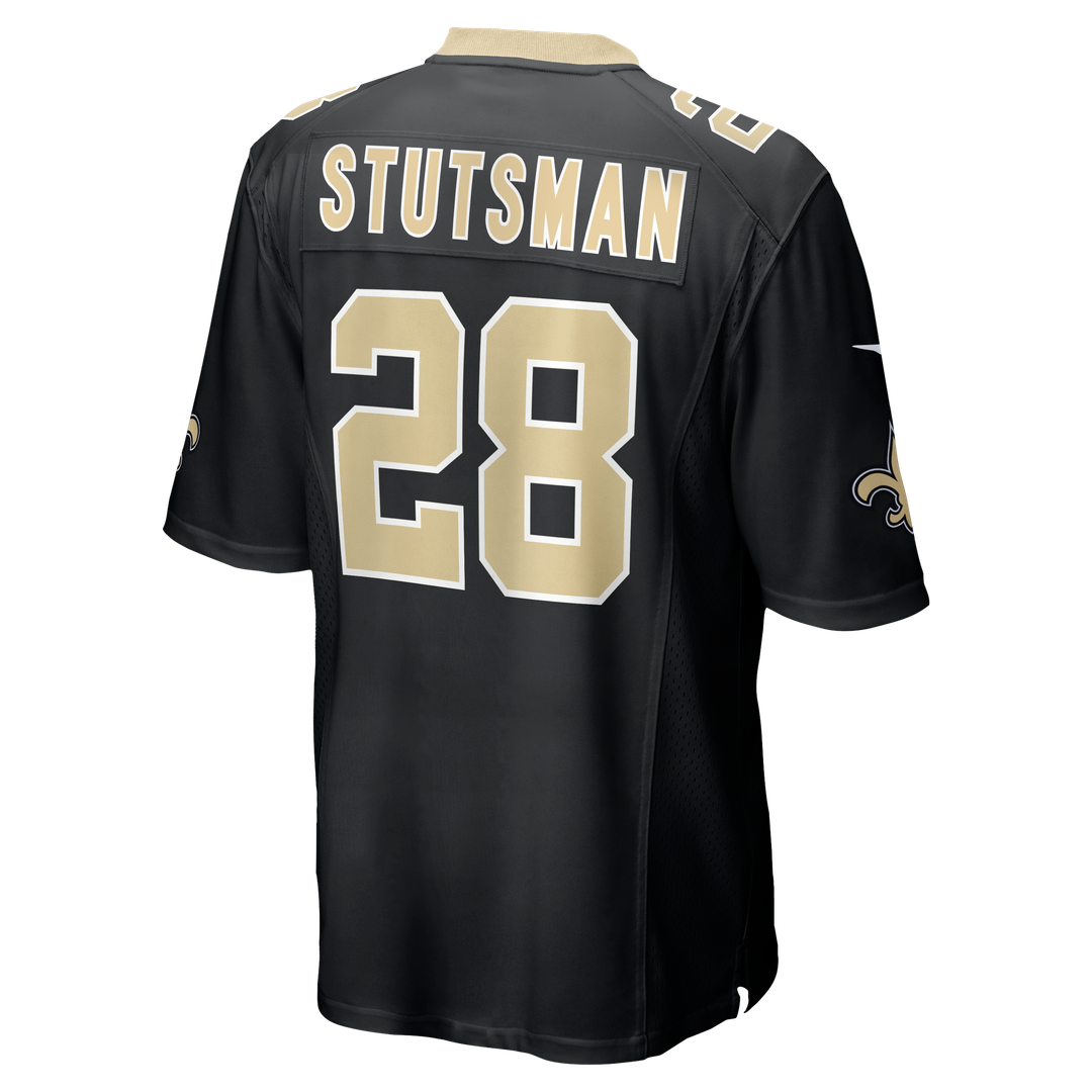 New Orleans Saints Danny Stutsman Nike Black Team Game Jersey