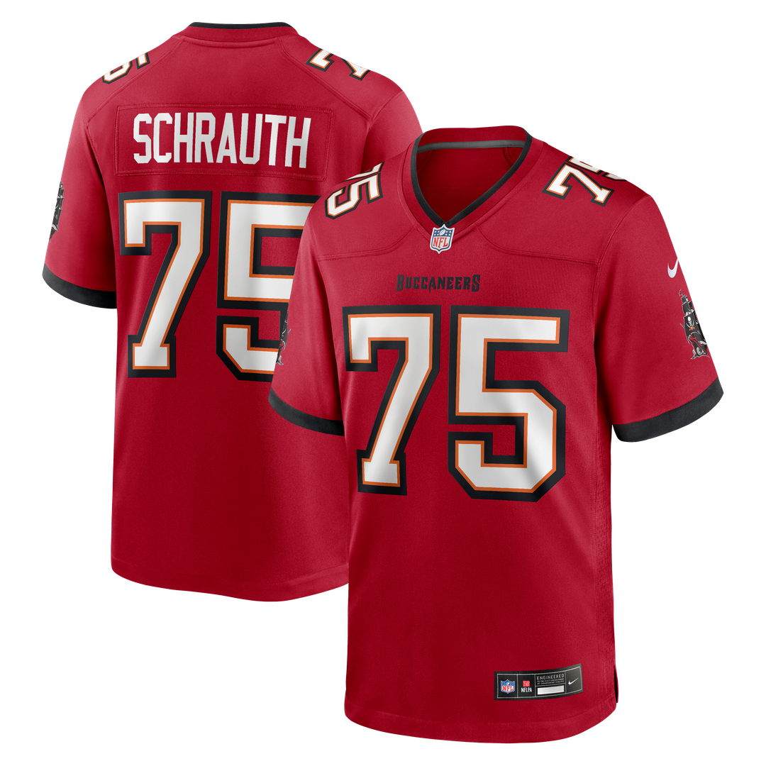 Tampa Bay Buccaneers Billy Schrauth Nike Red Team Game Jersey