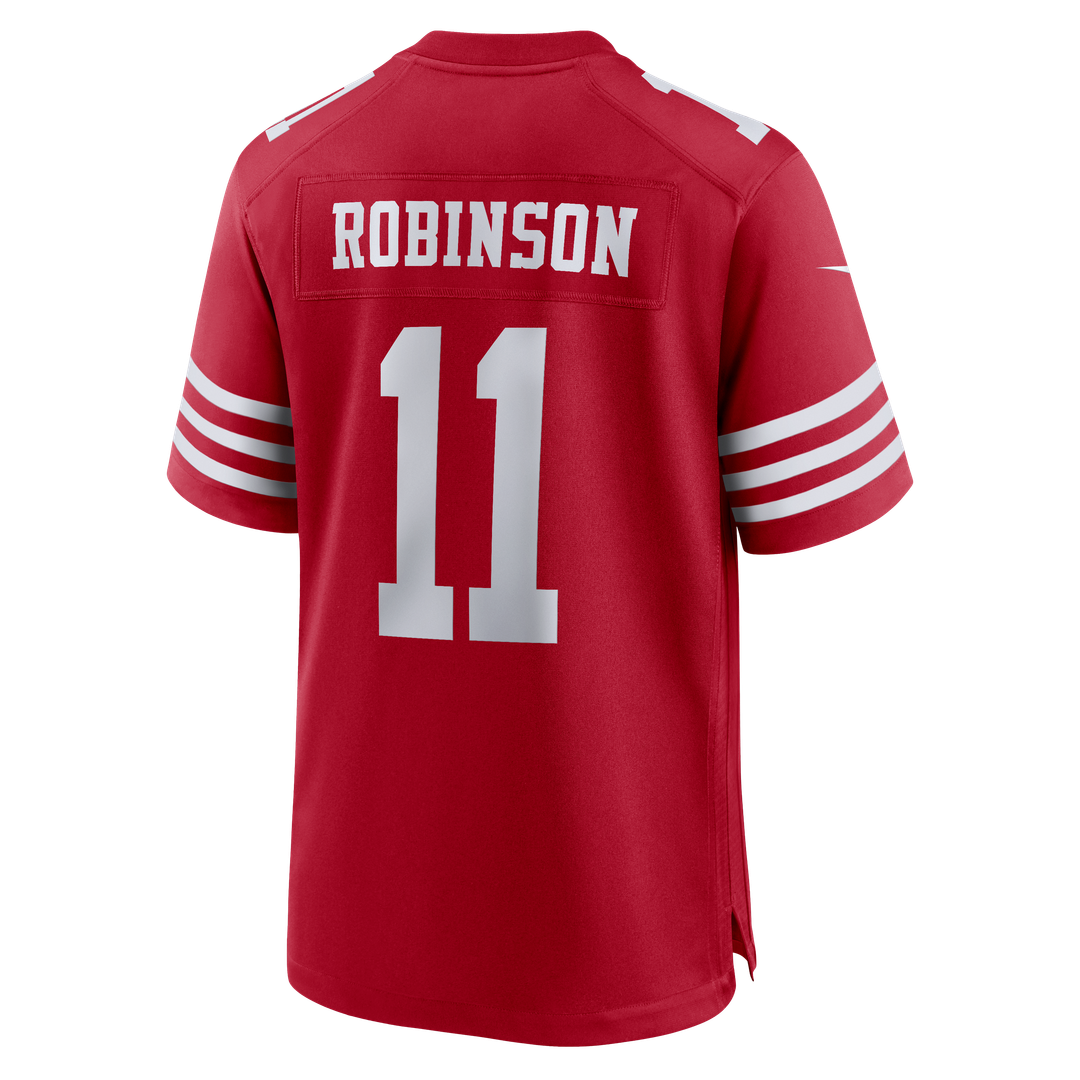 San Francisco 49ers Demarcus Robinson Nike Scarlet Team Game Jersey