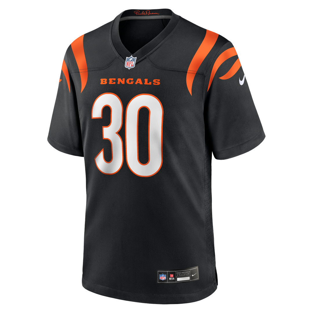 Cincinnati Bengals Chase Brown Nike Black Team Game Jersey