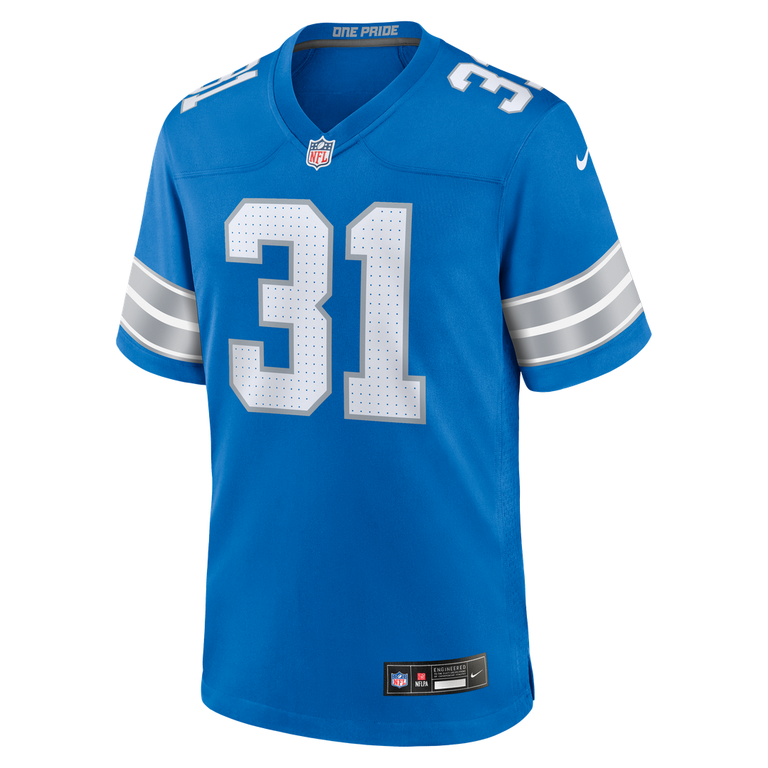 Detroit Lions Kerby Joseph Nike Black Alternate Game Jersey