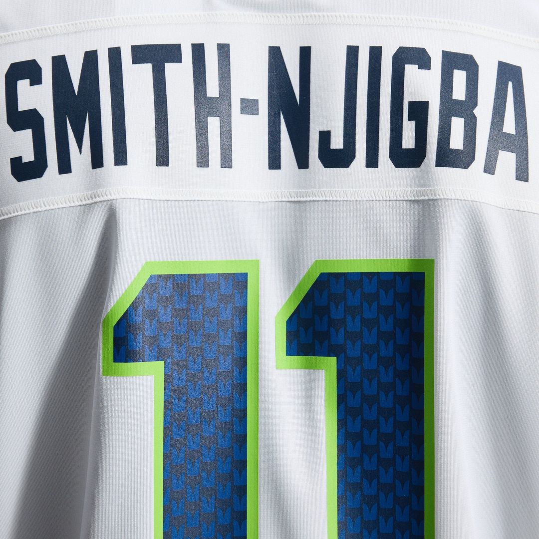 Seattle Seahawks Jaxon Smith-Njigba Nike College Navy Game Jersey