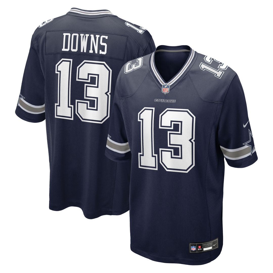 Dallas Cowboys Caleb Downs Nike Navy Team Game Jersey