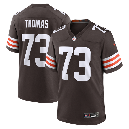 Cleveland Browns Joe Thomas Nike Brown Retired Game Player Jersey