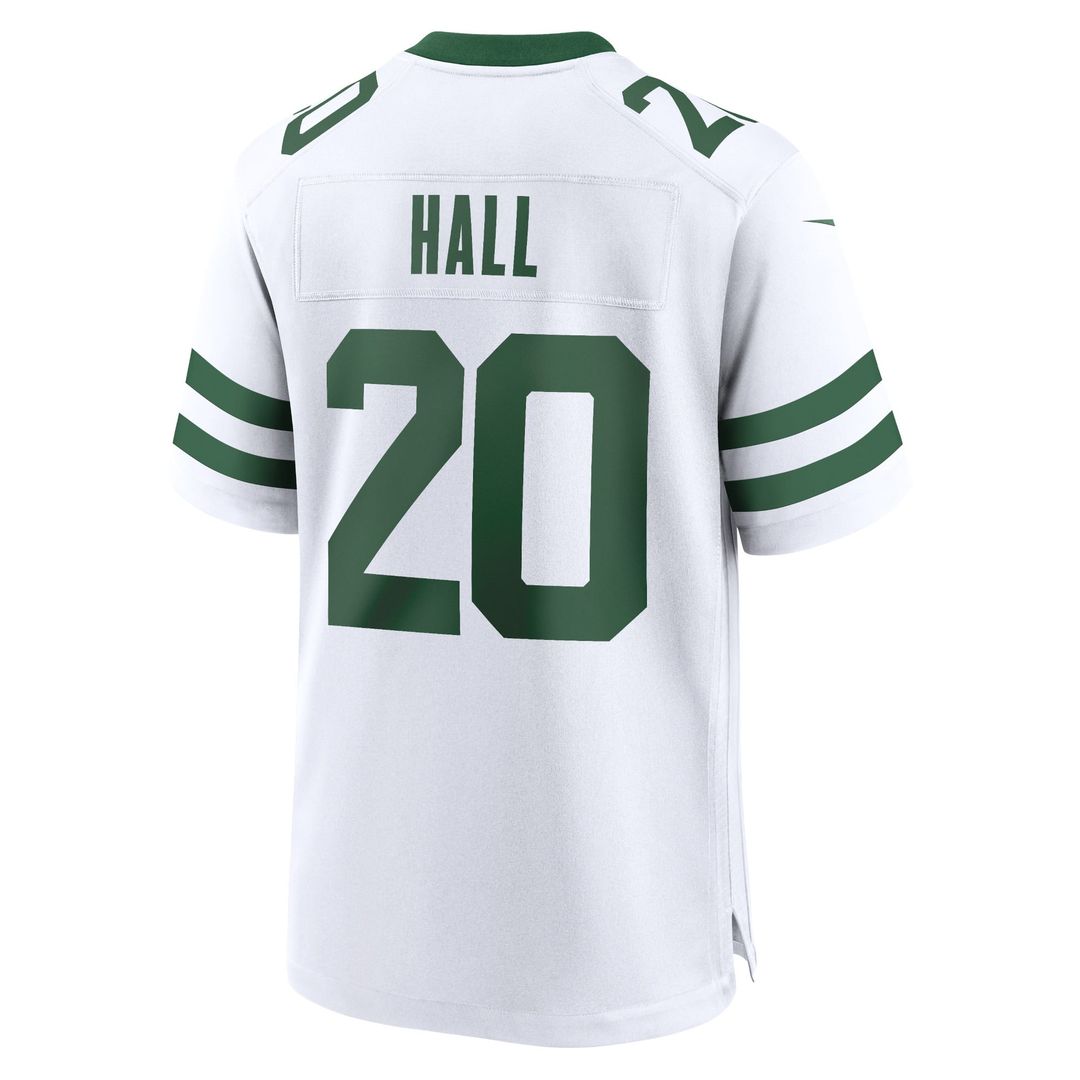 New York Jets Breece Hall Nike Legacy Green Game Jersey