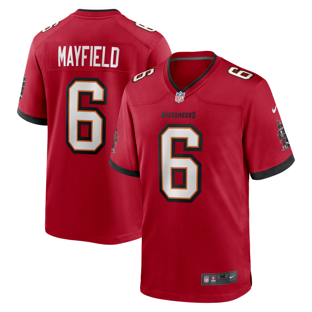 Tampa Bay Buccaneers Baker Mayfield Nike Orange Throwback Game Jersey