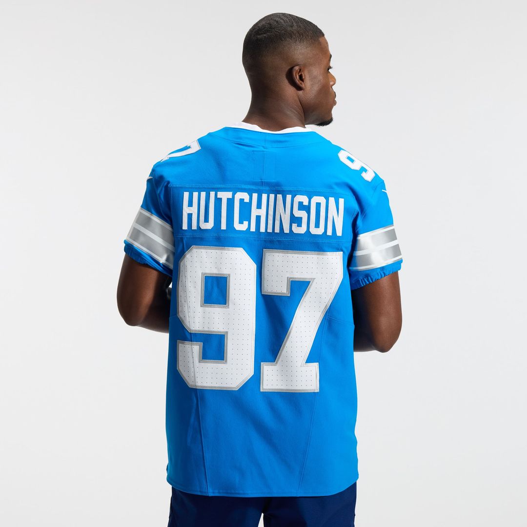 Detroit Lions Aidan Hutchinson Nike Black Alternate Vapor F.U.S.E. Elite Jersey