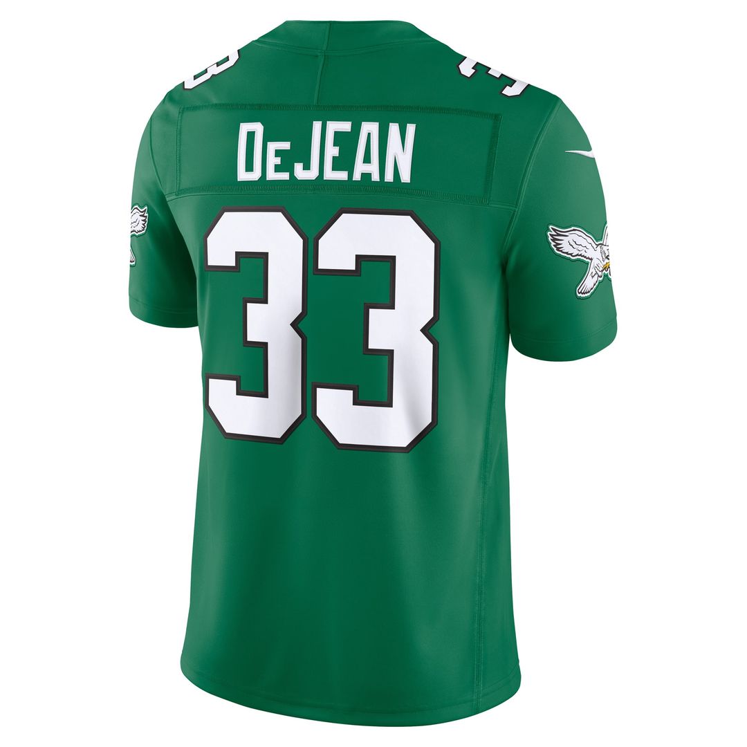 Philadelphia Eagles Cooper DeJean Nike White Vapor F.U.S.E. Stitched Limited Jersey