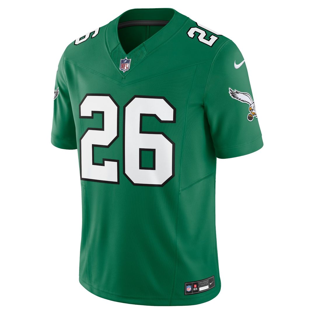 Philadelphia Eagles Saquon Barkley Nike Black Vapor F.U.S.E. Limited Jersey