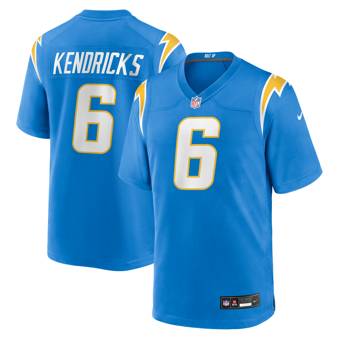 Los Angeles Chargers Eric Kendricks Nike Powder Blue Game Player Jersey