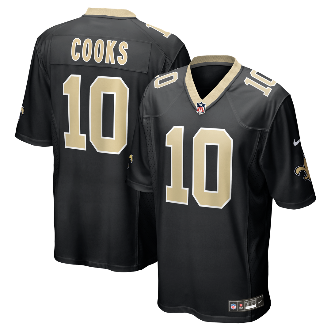 New Orleans Saints Brandin Cooks Nike Black Team Game Jersey