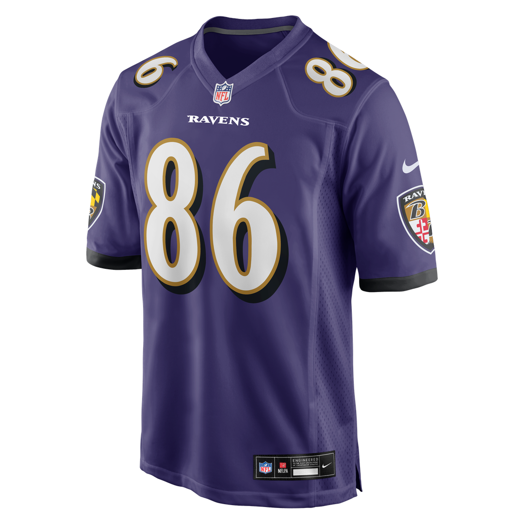 Baltimore Ravens Cornelius Johnson Nike Purple Team Game Jersey