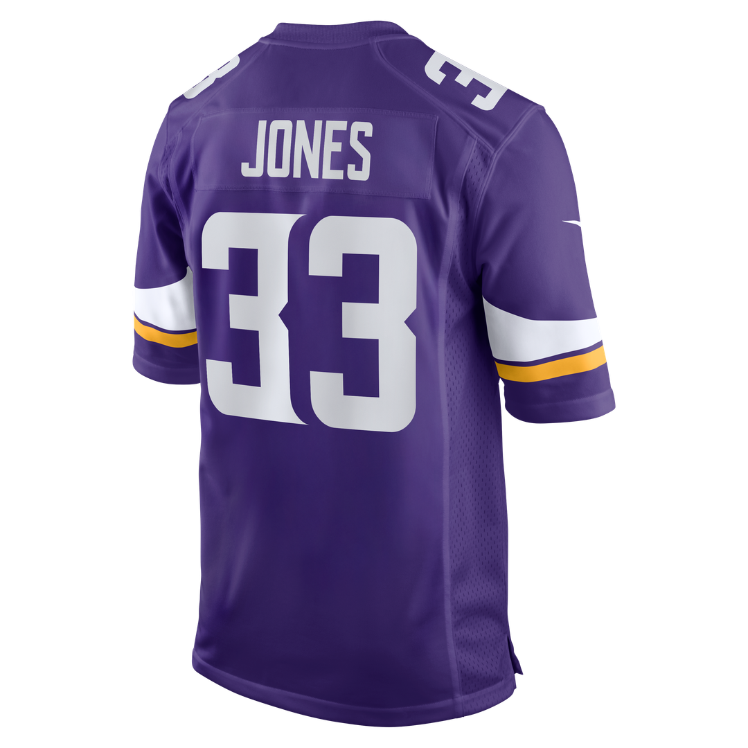 Minnesota Vikings Aaron Jones Nike Purple Game Player Jersey